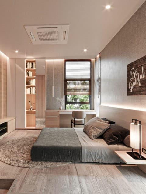 ภาพสเก็ตช์การออกแบบภายในห้องนอน 3